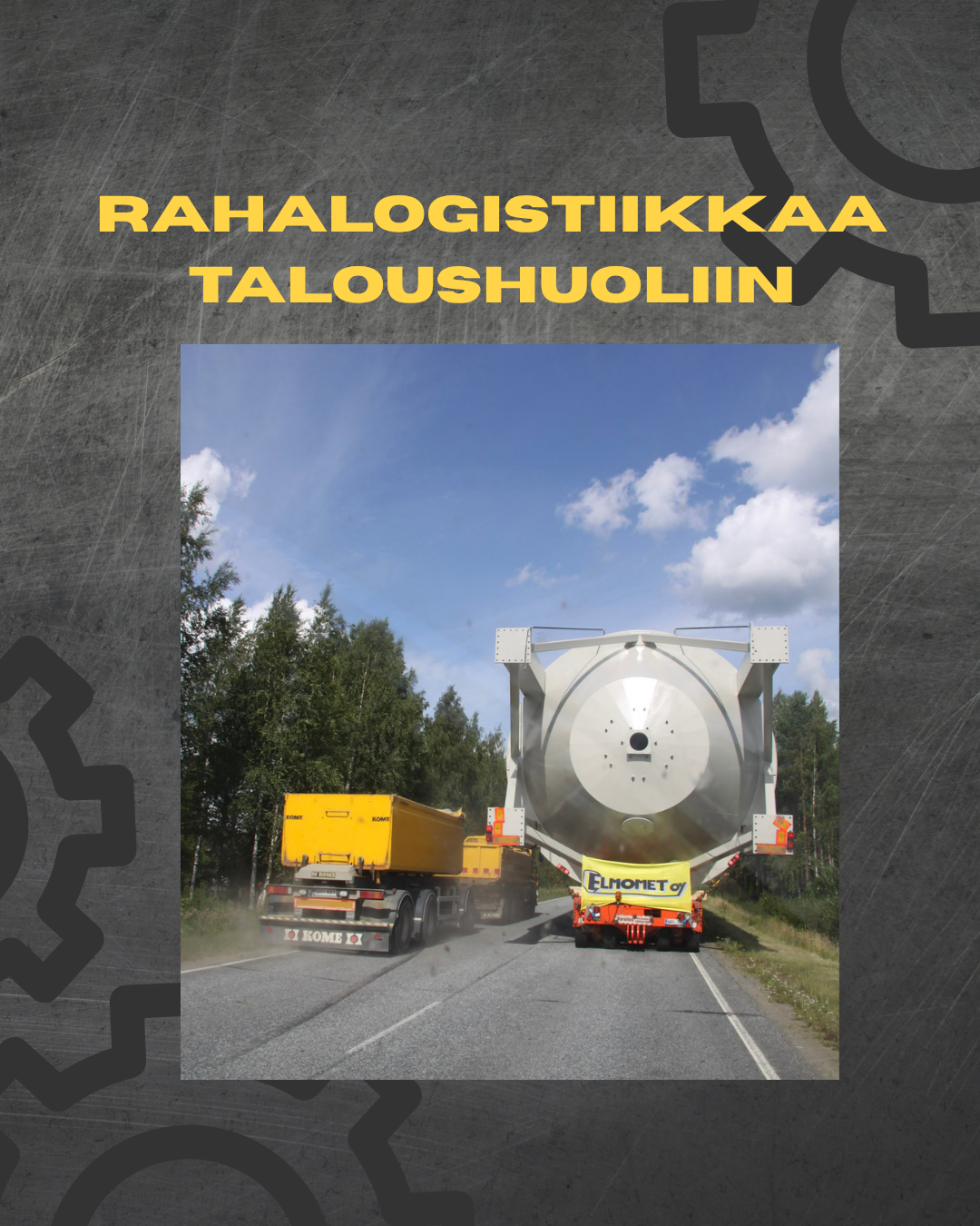 Rahalogistiikkaa taloushuoliin