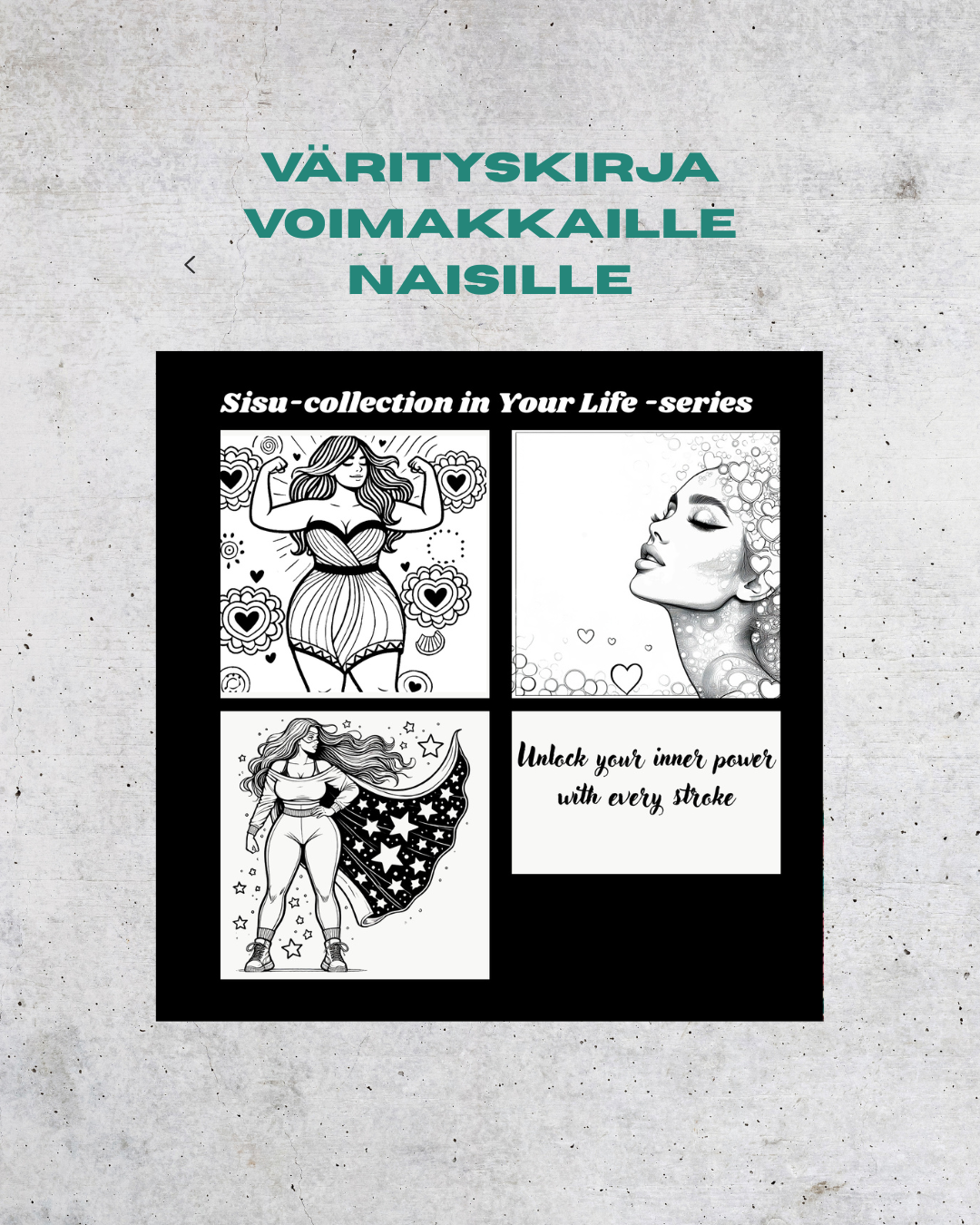 Empower with Sisu - värityskirjan sisältöä 5