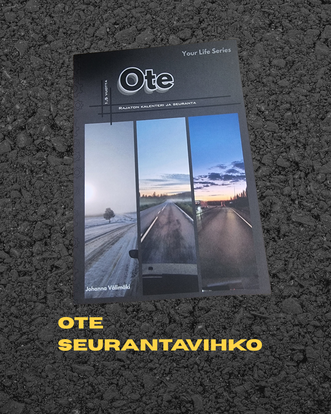 Ote seurantavihko tienvarressa
